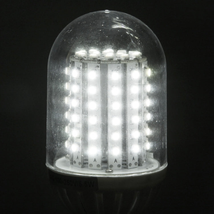 E27 5.5W 440-495LM Corn Light Bulb, 90 LED SMD 3528, White Light, AC 220V