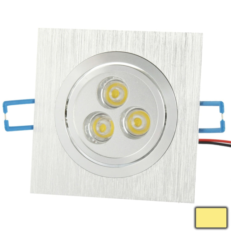3W LED Ceiling Light Bulb Down Light, 3 LED, Warm White Light, Luminous Flux: 240-270lm