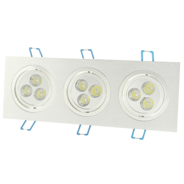 9W White Ceiling Light Bulb, 9 LED, Luminous Flux: 720-810lm,  AC 85-265V