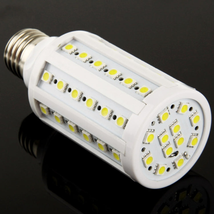 E27 13W 960-1020LM Corn Light Bulb, 60 LED SMD 5050, White Light, AC 220V