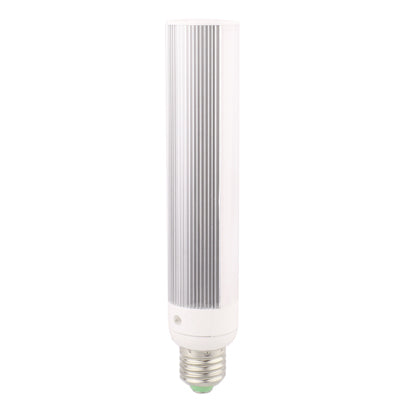 E27 8W LED Transverse Light Energy Saving Light Bulb, 8 LED, 6000K White Light, AC 100-264V