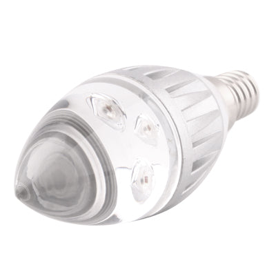 E14 3W Red LED Light Bulb, 3 LED, AC 100-264V