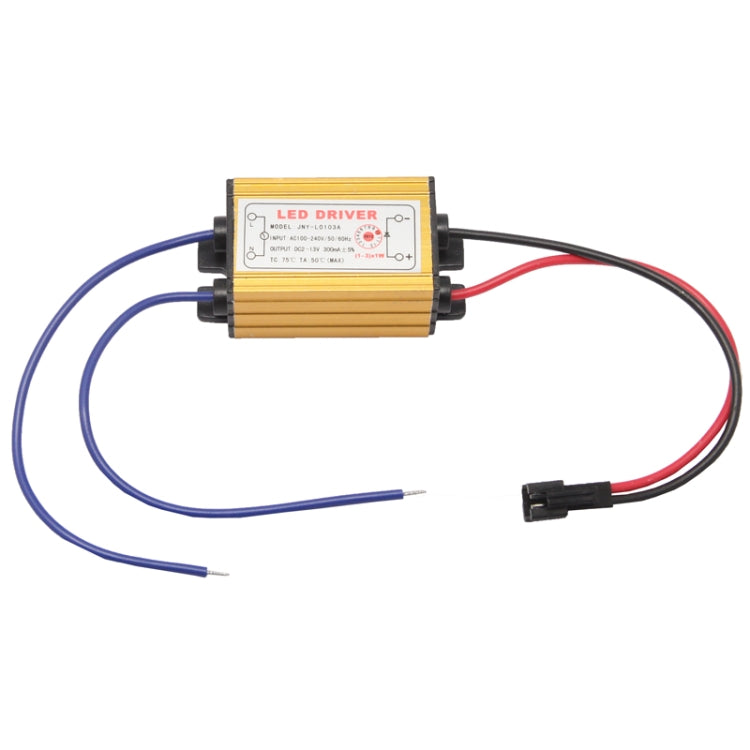 LED Driver with 2Pin JST Connector Cable for (1-3) x 1W LED Floodlight Lamp, Input Voltage: AC 100-240V, Model: JNY-L0103A
