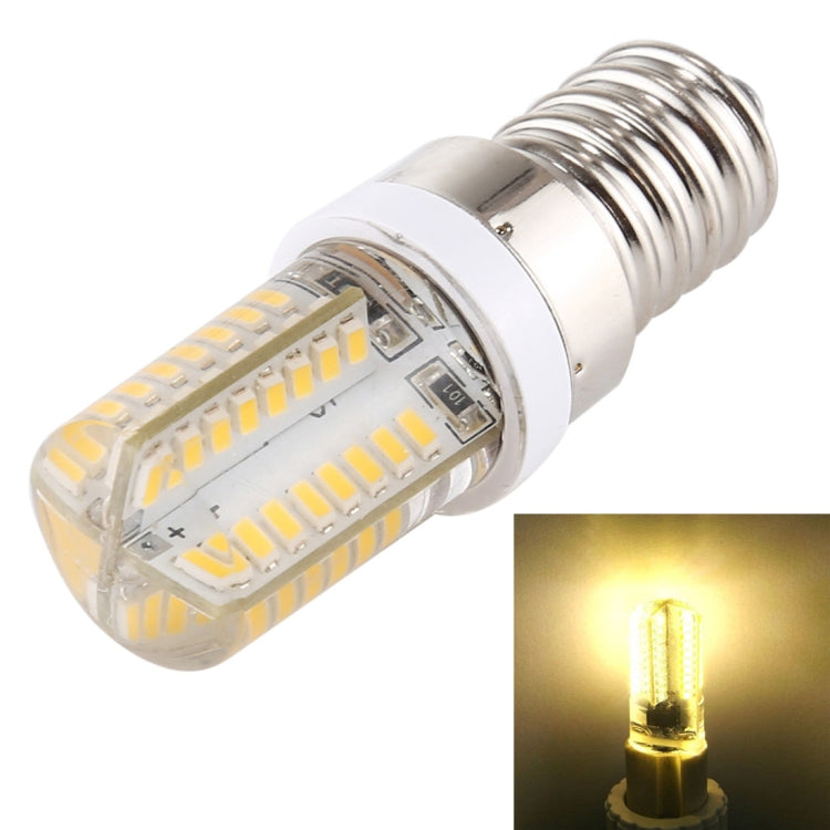 E14 4W 300LM 64 LED SMD 3014 Corn Light Bulb, AC 220V