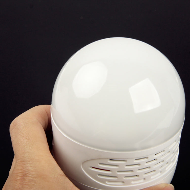 E27 5W New Design Speaker White LED Bulb Speaker with Remote Control, Support LED Light / USB / TF Card / FM Radio (Sk#42B)