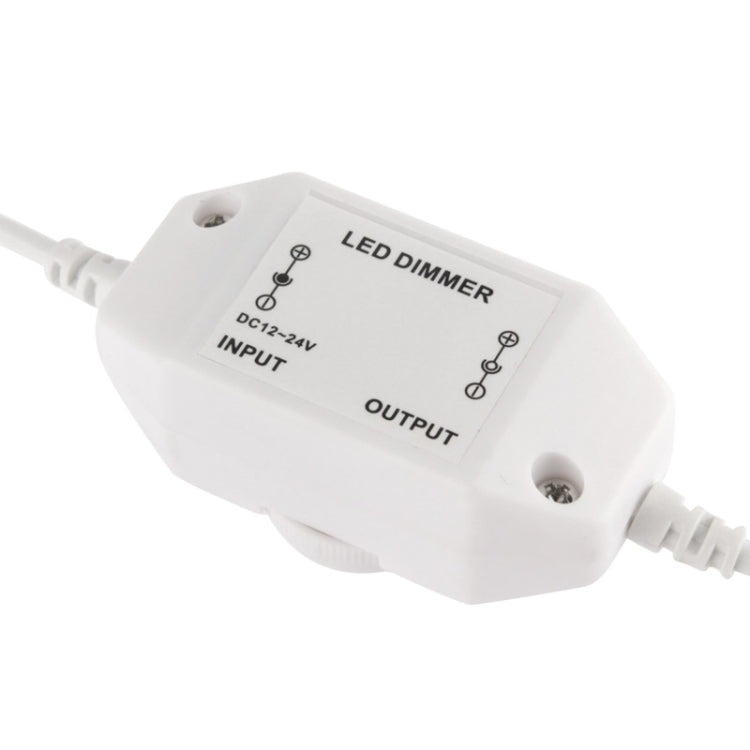 Single Color Dimmer Switch LED Dimmer Controller for Strip Light DC12-24V, Output Current: 4A