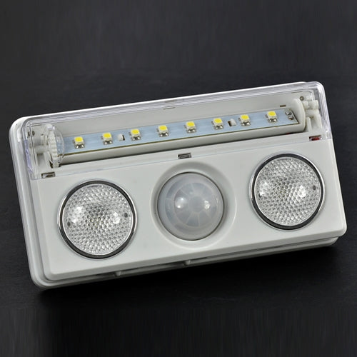 Motion Sensor LED Light, 60LM, 8 LED, 3-mode Brightness Adjustable: Low / Middle / High (White)