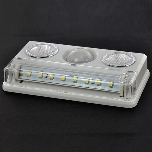 Motion Sensor LED Light, 60LM, 8 LED, 3-mode Brightness Adjustable: Low / Middle / High (White)
