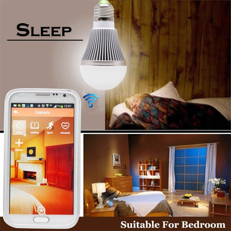 Bluetooth Smart RGB LED Light Bulb, Compatible with iOS and Android Phones