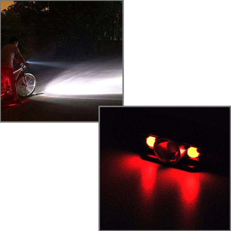 LT-4S 800LM 1 x Cree Q5 LED 4-Mode Mini Headlight Bicycle Headlamp
