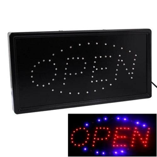 Open Electronic LED Sign, AC 110V, US Plug, Size: 50cm x 25cm x 3cm