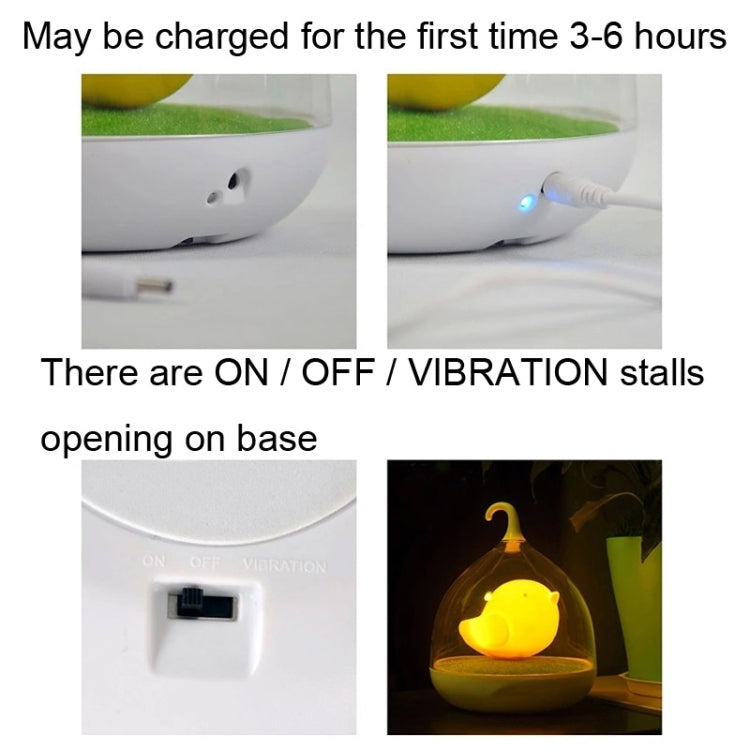 Smart Inductive Saving Light Birdcage Lamp, USB Rechargeable for Camping / Adventure / Nocturnal / Children Toy