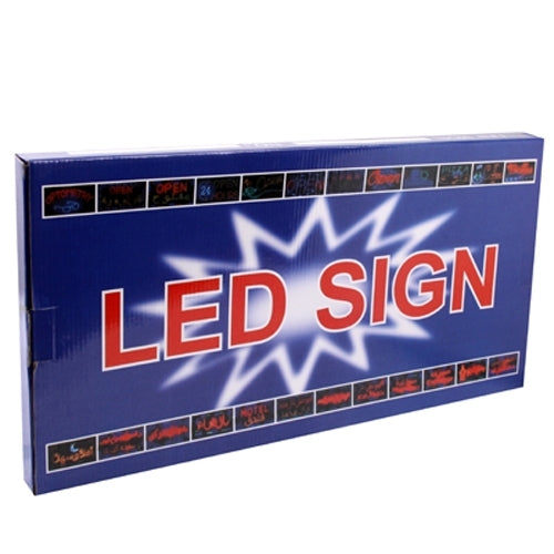 Coffee Electronic Flashing LED Sign, US Plug, AC 110V, Size: 50cm x 25cm x 3cm