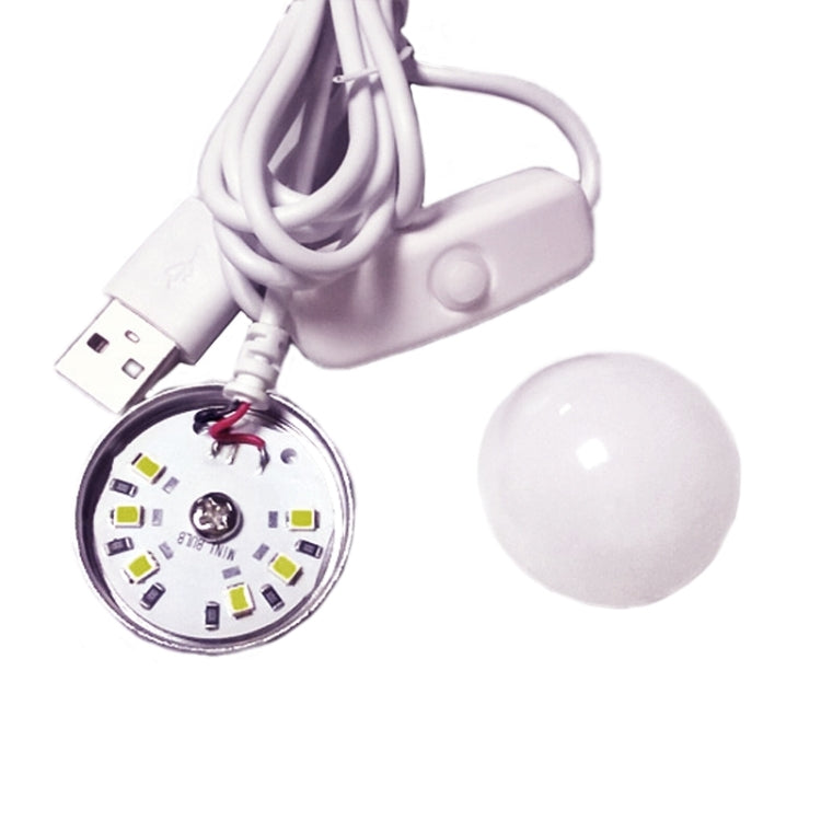 2W Dimmable USB LED Light Bulb with Magnetic, USB-2W-W