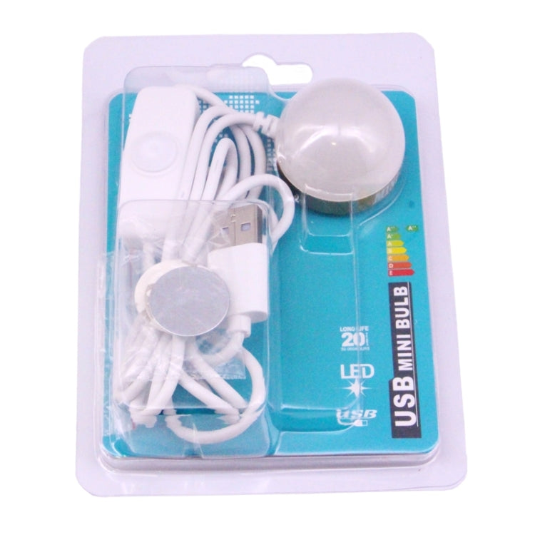 2W Dimmable USB LED Light Bulb with Magnetic, USB-2W-W