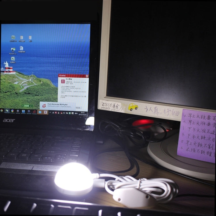 2W Dimmable USB LED Light Bulb with Magnetic, USB-2W-W