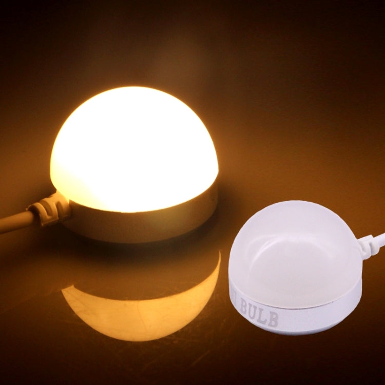 2W USB LED Light Bulb with Magnetic & Cable, USB-2W-W