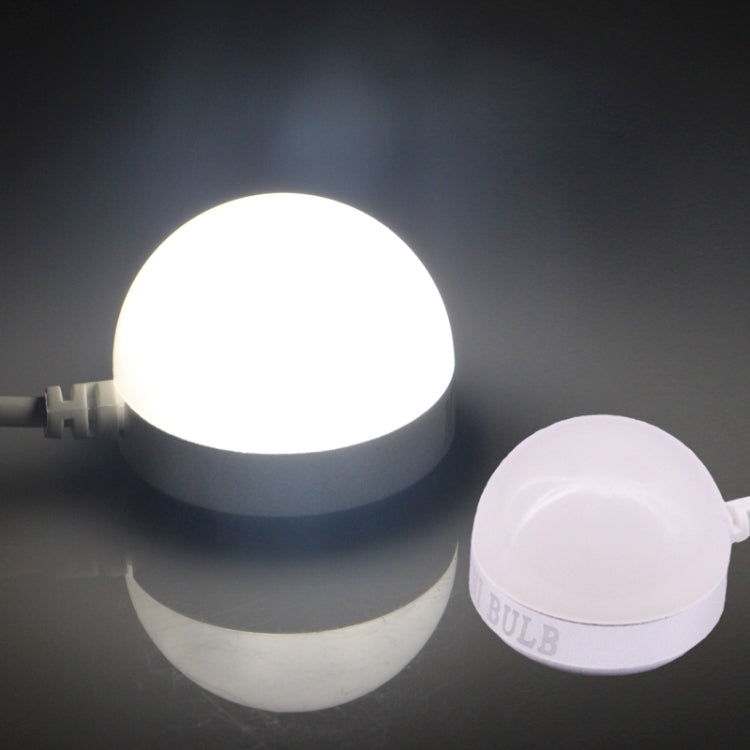 2W USB LED Light Bulb with Magnetic & Cable, USB-2W-W