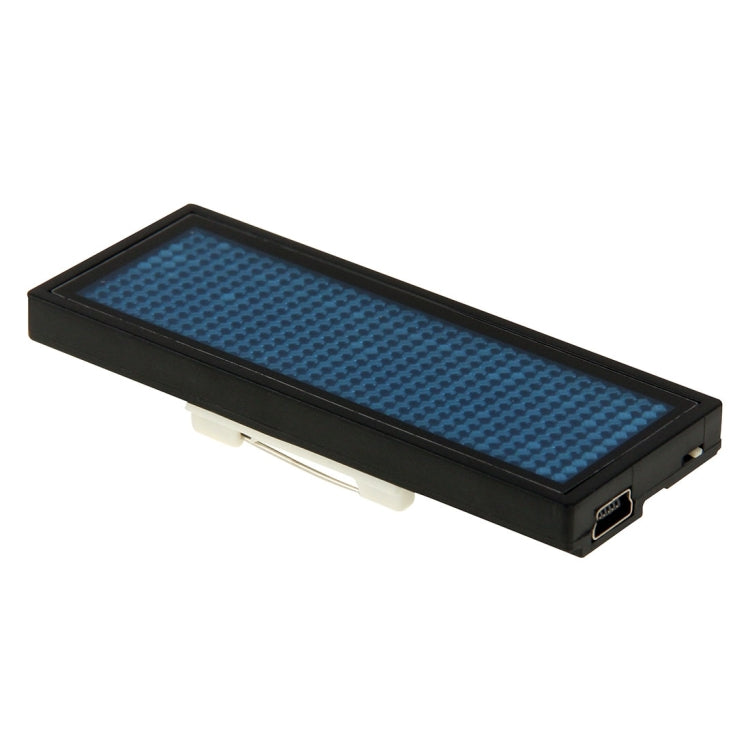 Rectangle LED Electronic Name Badge Mini LED Display, Size: 7.5 x 3 x 0.8 cm