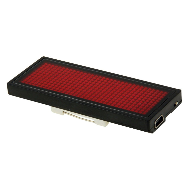 Rectangle LED Electronic Name Badge Mini LED Display, Size: 7.5 x 3 x 0.8 cm