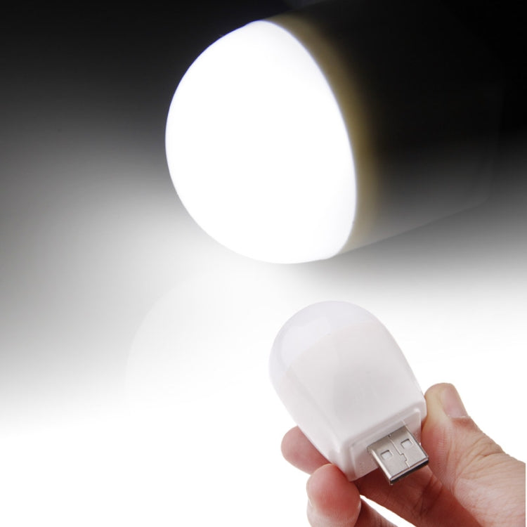 W2 1.5W USB LED Light Bulb, 6000k White Light, USB Connector
