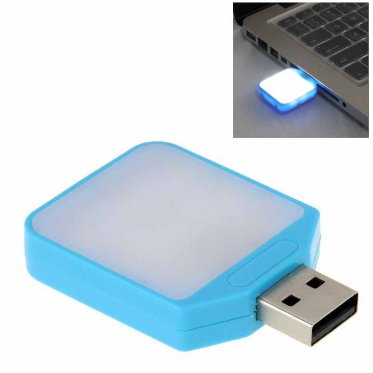 1.6W Portable Mini USB LED Night Light Lamp / Bulb(Blue)