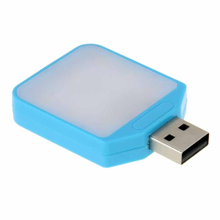 1.6W Portable Mini USB LED Night Light Lamp / Bulb(Blue)