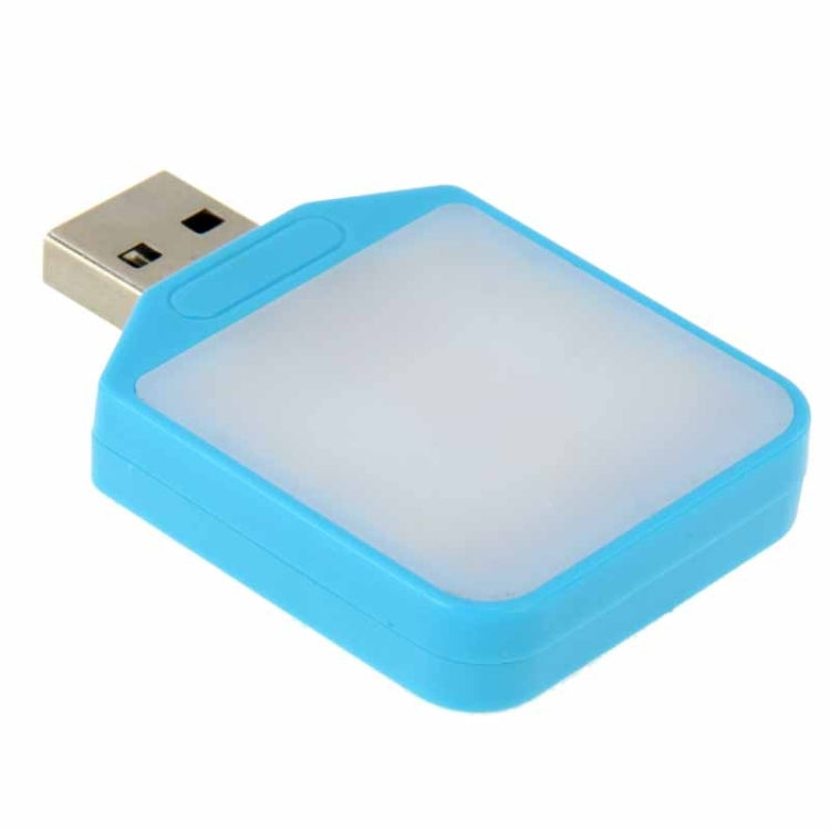1.6W Portable Mini USB LED Night Light Lamp / Bulb(Blue)
