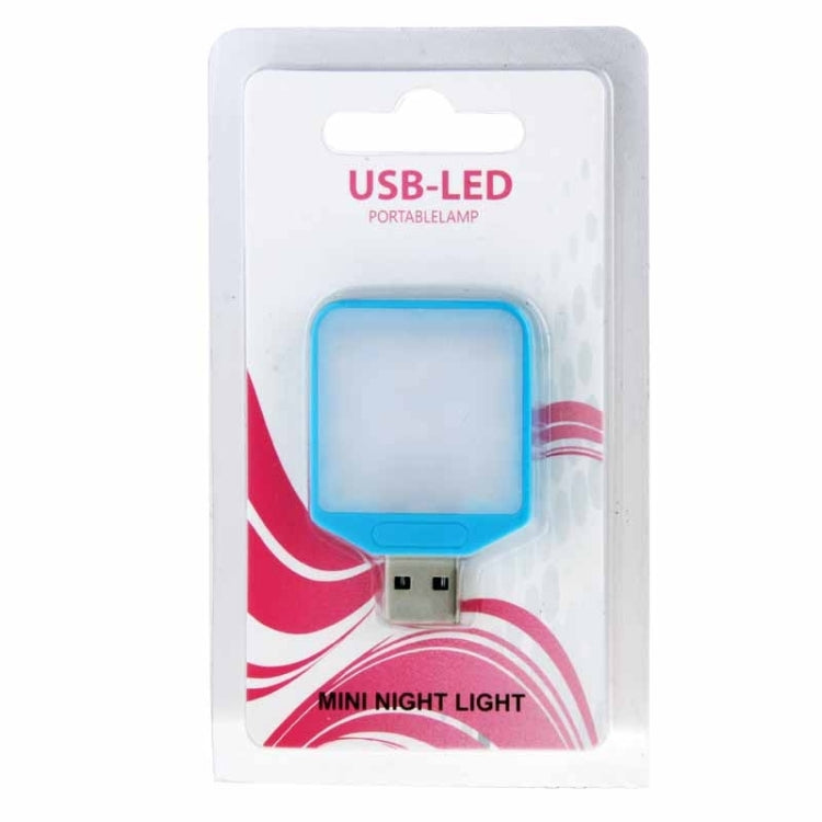 1.6W Portable Mini USB LED Night Light Lamp / Bulb(Blue)