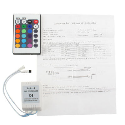 24 Keys RGB LED Light Controller
