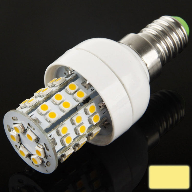 E14 2.9W Corn Light Bulb, 48 LED SMD 3528, Warm White Light, AC 220V