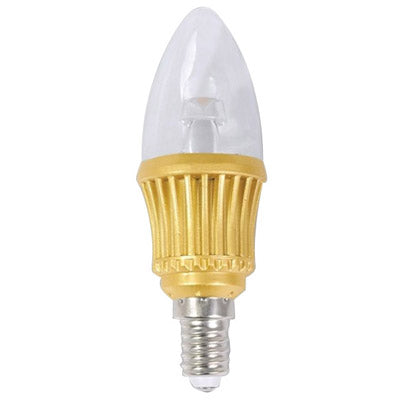 3W / 240LM High Quality Die-cast Aluminum Material White Light LED Energy Saving Light Bulbs, Base Type: E14