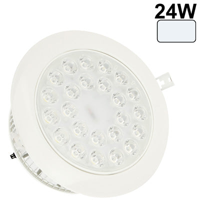 24W / 2160 Lumen High Quality Acrylic + Aluminum Material Day White Light LED Energy Saving Down Light with Waterproof LED Driver (AC85V - 265V)