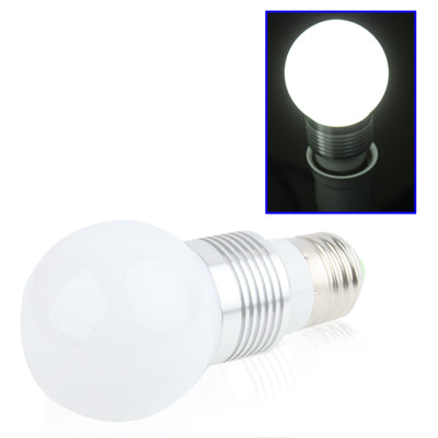 3W E27 Screw Ultra Low Energy White Light LED Bulb(White)