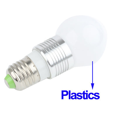 3W E27 Screw Ultra Low Energy White Light LED Bulb(White)