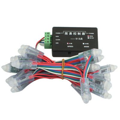50 Full Color LED Waterproof String Lights, DC 5V
