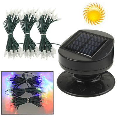Solar Christmas Tree Rope Light, Length: 30m, 90 LED Color Light, Static or Flash Mode