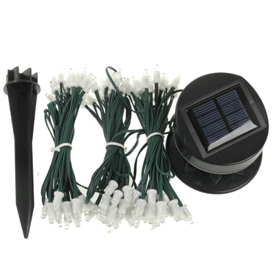 Solar Christmas Tree Rope Light, Length: 30m, 90 LED Color Light, Static or Flash Mode