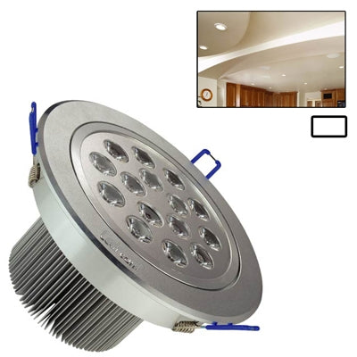 15W Ceiling Light Down Light Bulb, 15 LED, 1350LM, Tensile Aluminum Material, AC 85V-265V