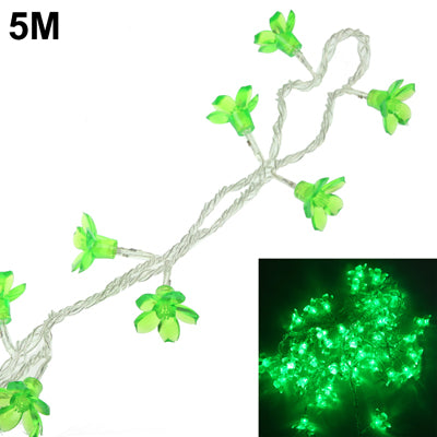 String Decorative Light,  Length: 5m, Plum Flower Shape 50 LED