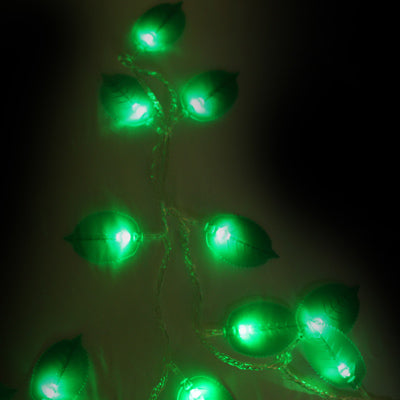 Leaves Shape Green 50 LED String Light / Decorative Light, Length: 5M(Green)