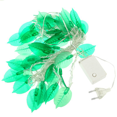Leaves Shape Green 50 LED String Light / Decorative Light, Length: 5M(Green)