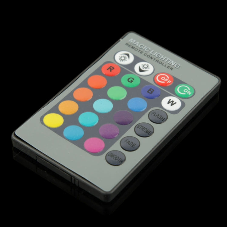 E27 10W Christmas Style Colorful RGB LED Light Bulb with 24-Key Remote Controller (AC 85-265V)