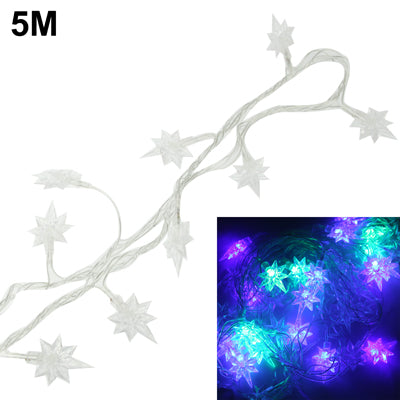 SDC-5QX29 String Decorative Light,  Length: 5m, Polygon Shape 50 LED RGB Light
