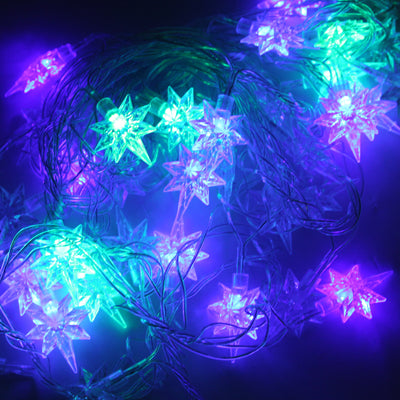 SDC-5QX29 String Decorative Light,  Length: 5m, Polygon Shape 50 LED RGB Light