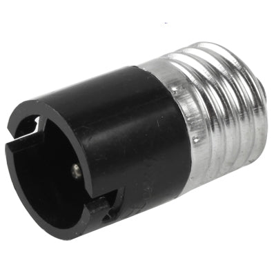 B22 to E27 Light Lamp Bulbs Adapter Converter(Black)