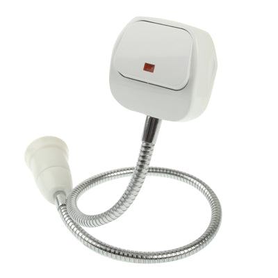 E27 to AU Power Plug Flexible Lamp Bulb Socket with Power Switch & 13A Fuse, Length: 57cm
