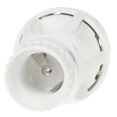 360 Degrees E27 60W PIR Motion Sensor Lamp Holder, Detection Range: Around 5m(White)