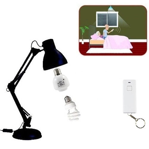 E27 Base Type Remote Control Lamp Holder, Load Power: 50W (Distance: 10m)(White)