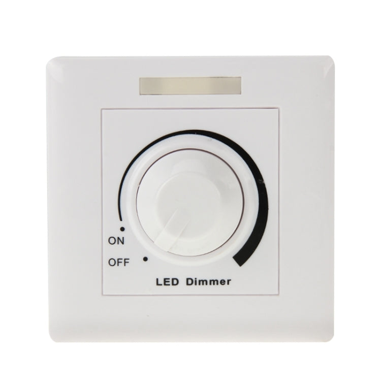 LED Light Infrared 12-key 86 Panel Dimmer with Remote Control, DC 12V-24V